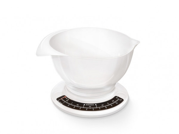 Soehnle Küchenwaage analog mit abnehmbarer Rührschüssel 2,5L Culina Pro