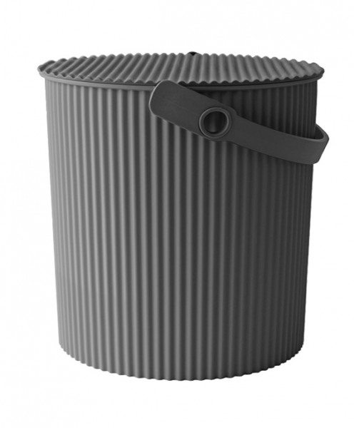 Hachiman Eimer mittel L  Uni Grau 10 Liter