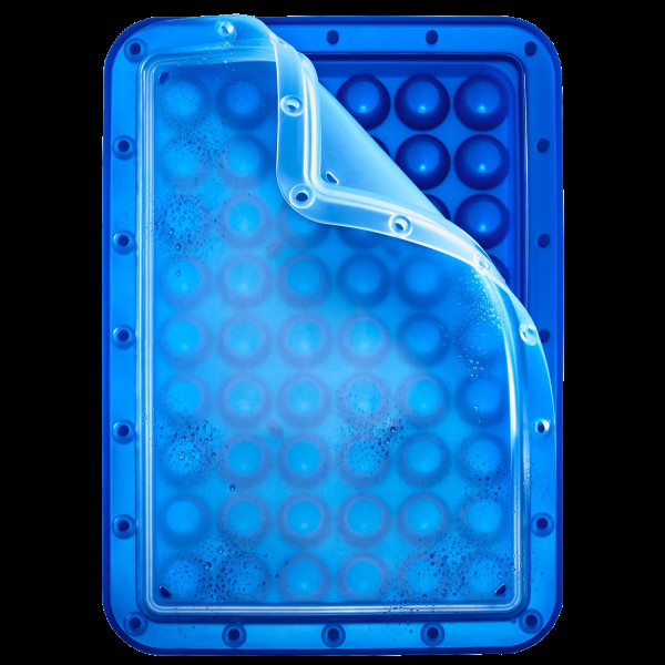 Lurch Eiswürfelbereiter  Kugel 2 cm blau transparent