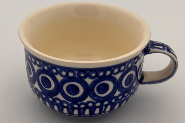 Bunzlauer Keramik Obertasse 0,2l kleine Kreise