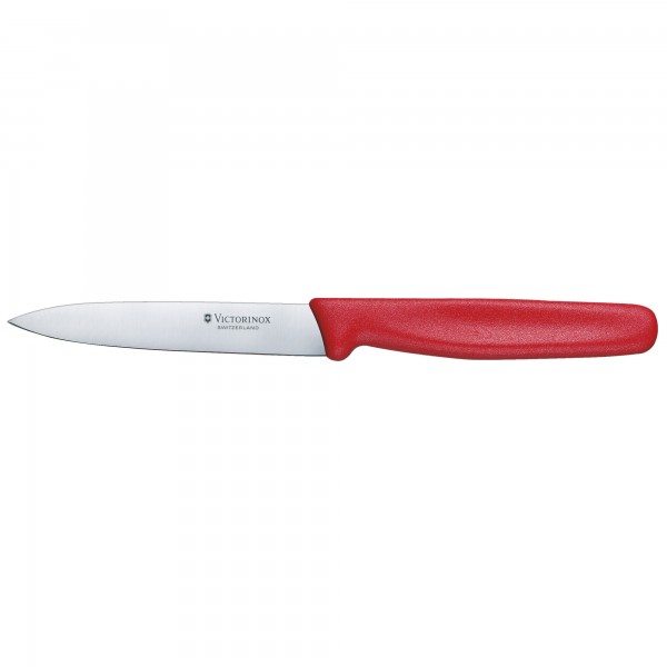 Victorinox Gemüsemesser Nylon rot 10 cm mittelspitz glatt