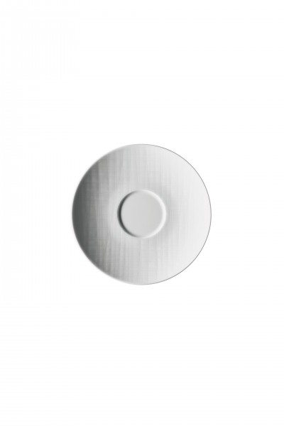 Rosenthal Mesh weiss Suppen/Café au lait Untertasse