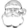 Birkmann Ausstechform Weihnachtsmann-Gesicht Edelstahl mit Innenprägung 10,4 cm