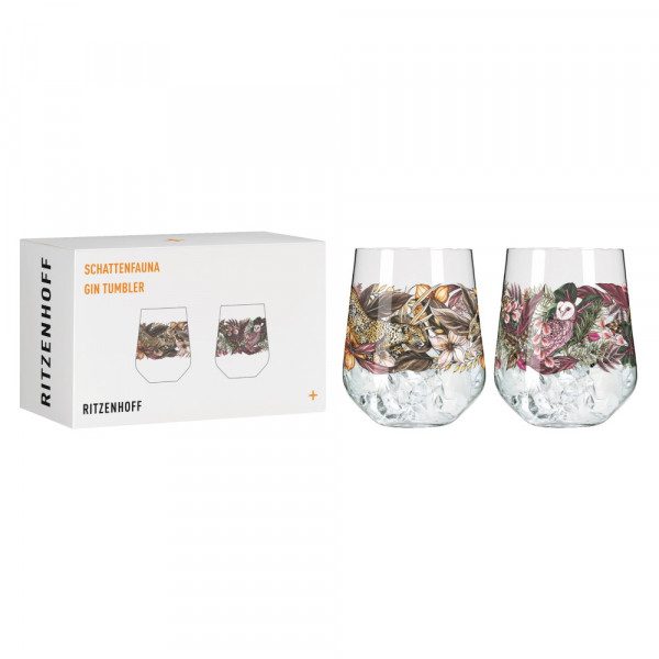 Ritzenhoff  Gin Tumbler 2er Set Schattenfauna 02