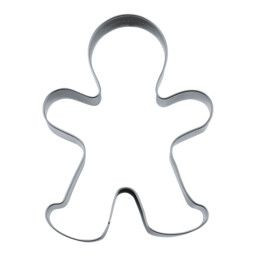 Städter Ausstecher Edelstahl glänzend Lebkuchenmann 9,5 cm