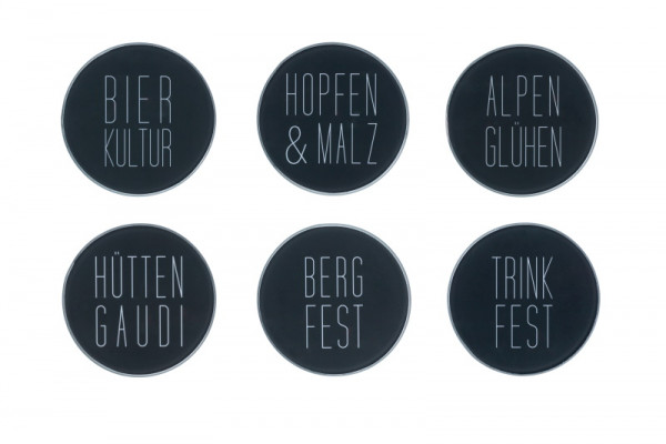 Räder Heimatliebe Untersetzer 6er Set