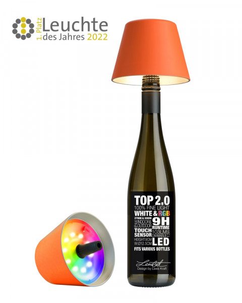 Sompex Top 2.0 LED Lampenschirm orange