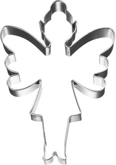 Birkmann Ausstechform Knuddel-Keks Stern 5 Zacken Edelstahl mit Fähnchen 6,3 cm
