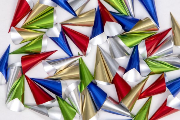 Städter Pralinenspitztüten ø 23 x 55 mm Bunt 100 Stück