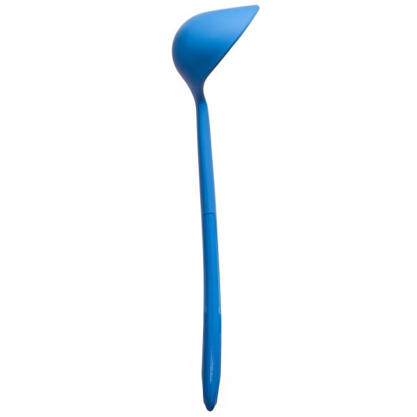 Kochblume Schöpfkelle L 30 cm silikon hellblau