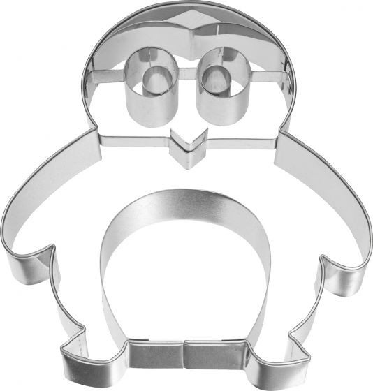 Birkmann Ausstechform Pinguin groß Edelstahl, 9,5 cm