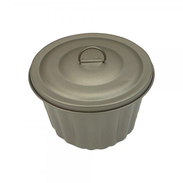 Städter Wasserbadform ø 16 cm / H 11 cm mit Deckel