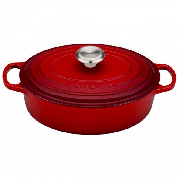 Le Creuset Gourmet-Bräter 30 cm kirschrot
