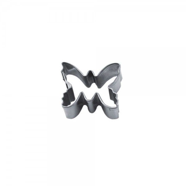 Städter Ausstecher Edelstahl glänzend Schmetterling 7 cm