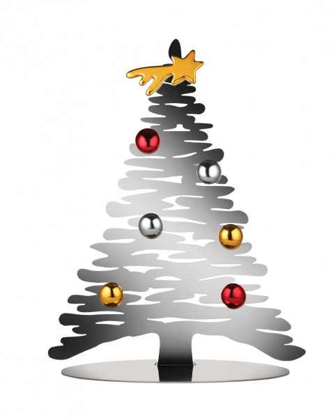 ALESSI Baum edelstahl silber klein