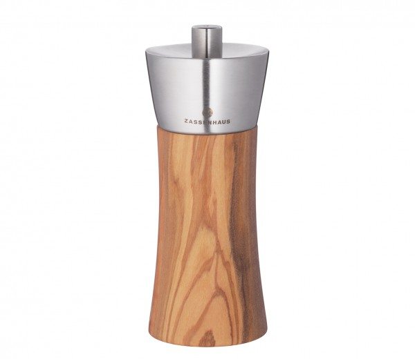 Zassenhaus Pfeffermühle Augsburg 14cm Olivenholz
