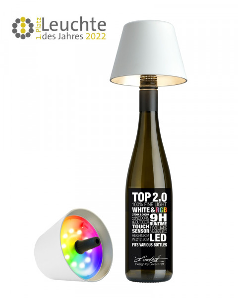 Sompex Top 2.0 LED Lampenschirm weiß