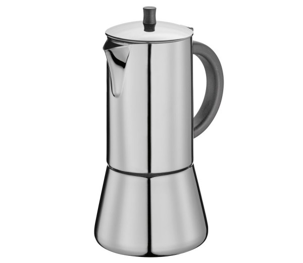 Cilio Espressokocher Figaro 10Tassen Edelstahl