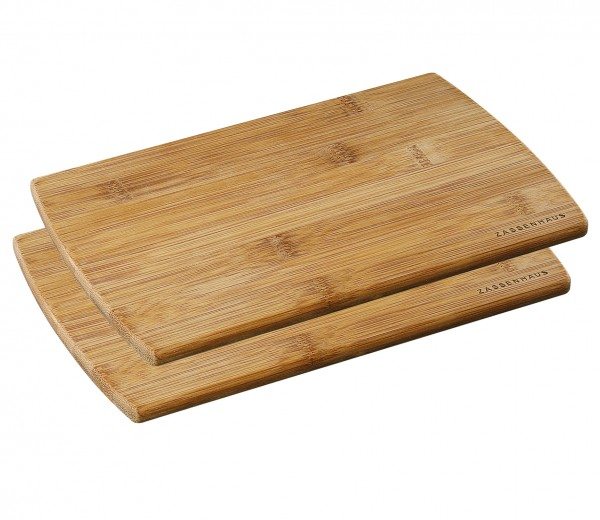 Zassenhaus Frühstücksbretter 2er Set 26x17cm Eco Line Bambus