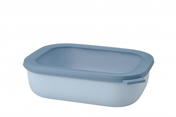 Mepal Multischüssel Cirqula Eckig 2000ml Nordic Denim
