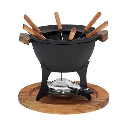 Kela Fleischfondue Country Gusseisen schwarz