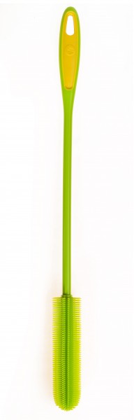 Kochblume Flaschenbürste SLIM 45 cm silikon limette