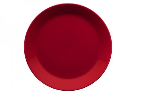 Iittala Teema red Teller flach 21cm