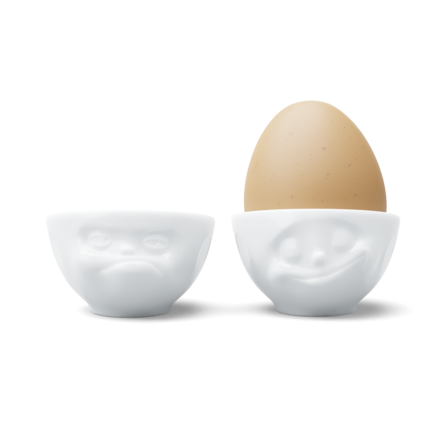 Fiftyeight Products  Eierbecher Set 3  Glücklich und Hmpft