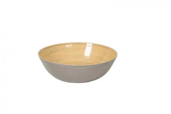 Albert L. Bambus Schüssel 30x10 naturgrau