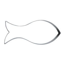 Städter Ausstecher Edelstahl glänzend Fisch 13 cm