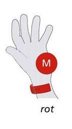 Franz Mensch Stechschutz-Handschuh M rot