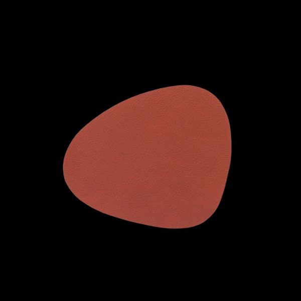 LindDNA Glasuntersetzer Curve Nupo Sienna 11x13cm