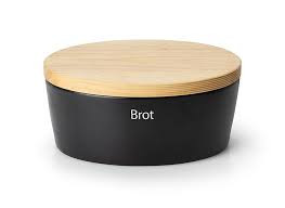Continenta Brottopf Keramik 30x23cm schwarz