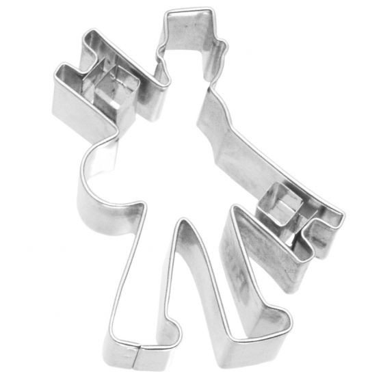 Birkmann Ausstechform Schornsteinfeger Edelstahl mit Innenprägung 7 cm