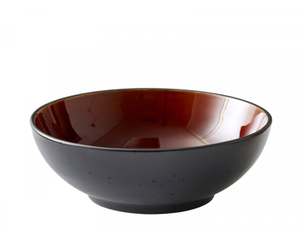 F&H Bitz Black/Amber Salatschüssel 30cm