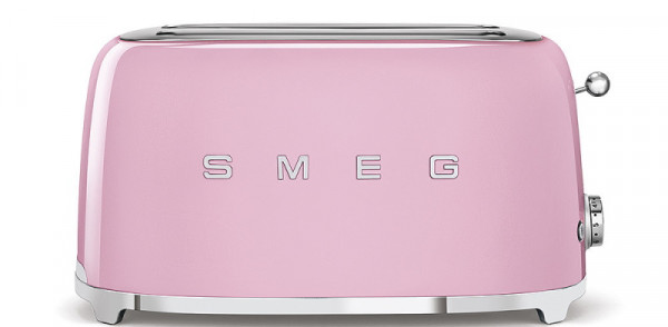 Smeg Toaster Langschlitz 4 Scheiben Cadillac Pink 50'S Retro Style