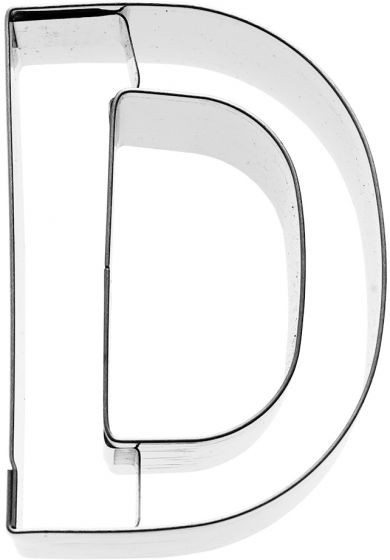Birkmann Edelstahl  Ausstechform Buchstabe D 6 cm