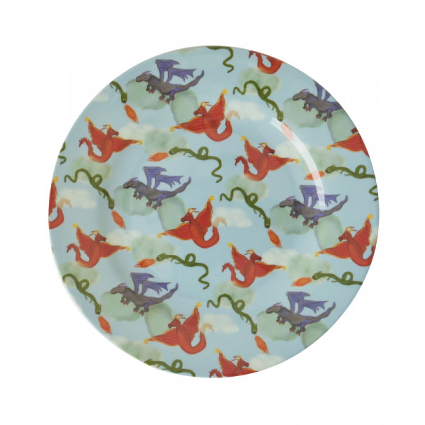 Rice Kinderteller 22cm Drache Melamin