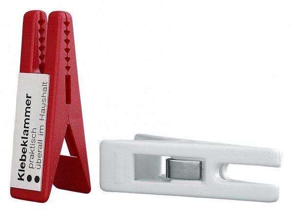Hansi-Siebert Klebehaken KLEMMKLAMMER 3 St. 72x20mm bunt sortiert