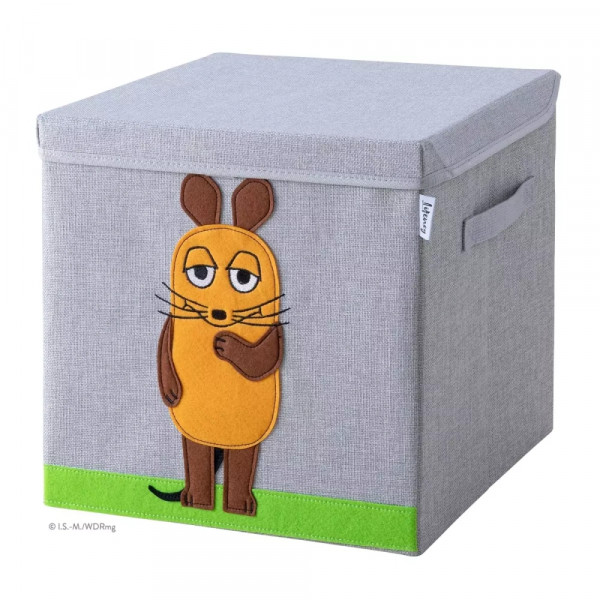 Lifeney Aufbewahrungsbox mit Deckel Maus stehend 33x33x33