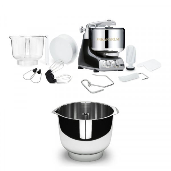 Ankarsrum Küchenmaschine Assistent Original Black Diamond - Schüssel Paket