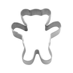 Städter Ausstecher Edelstahl glänzend Bär 1,5 cm Mini