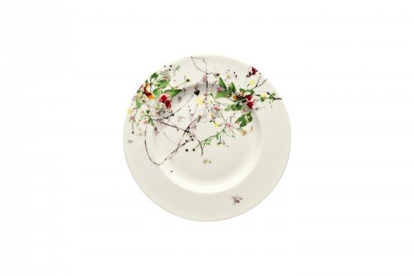 Rosenthal  Brillance Fleur Sauvages Brotteller 19cm Fahne 