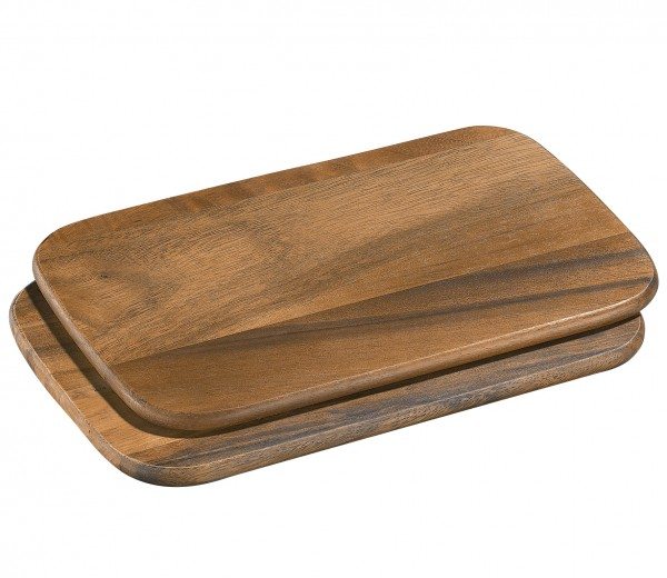 Zassenhaus Frühstücksbretter 2er Set Akazie 26x17cm