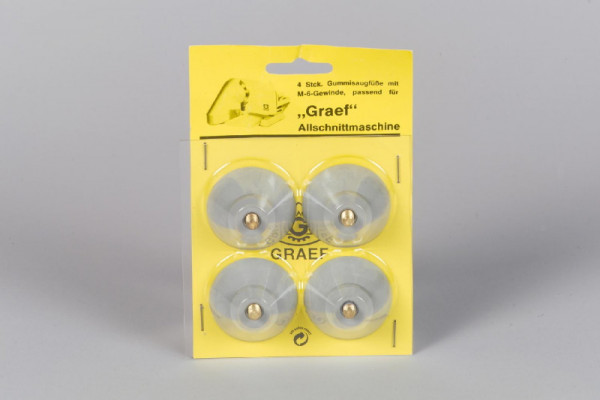 Graef Gummisaugfüße  4er Satz