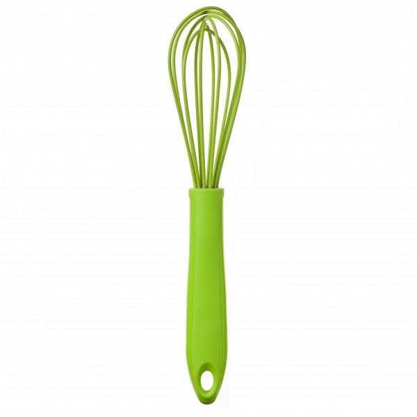 Kochblume Schneebesen klein M 22 cm silikon limette