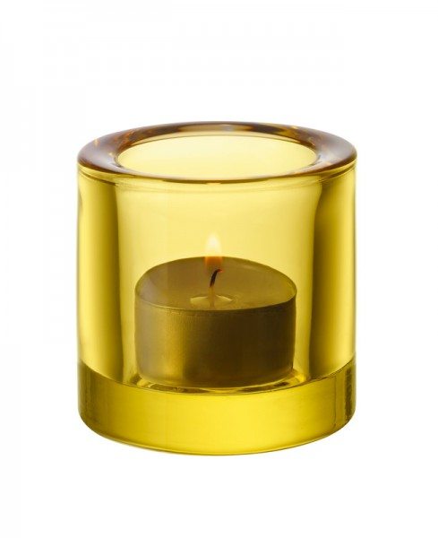 Iittala Kivi Teelicht 60mm lemon