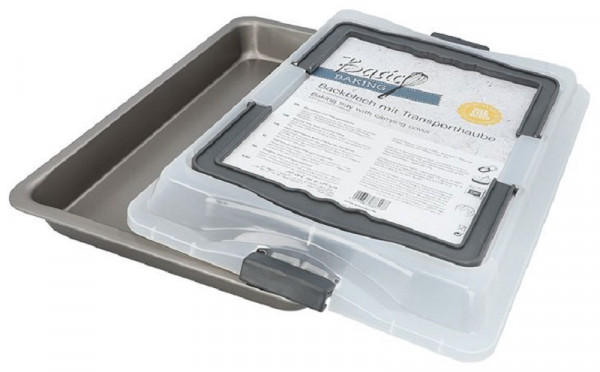 Birkmann Basic Baking Backblech mit Transporthaube
