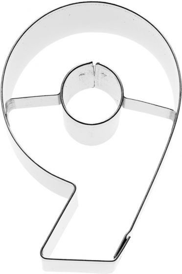 Birkmann Ausstechform Zahl 9 Edelstahl 6 cm