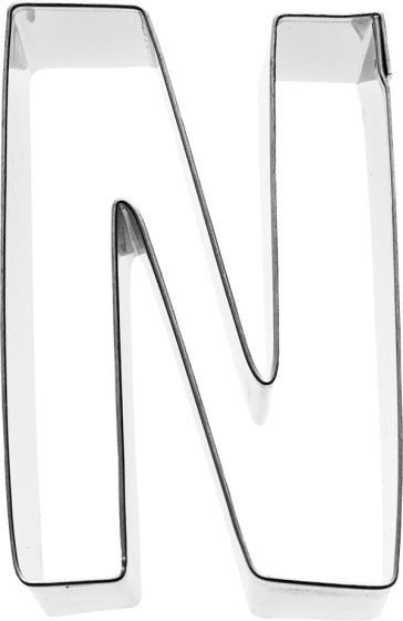Birkmann Ausstechform Buchstabe N Edelstahl 6 cm